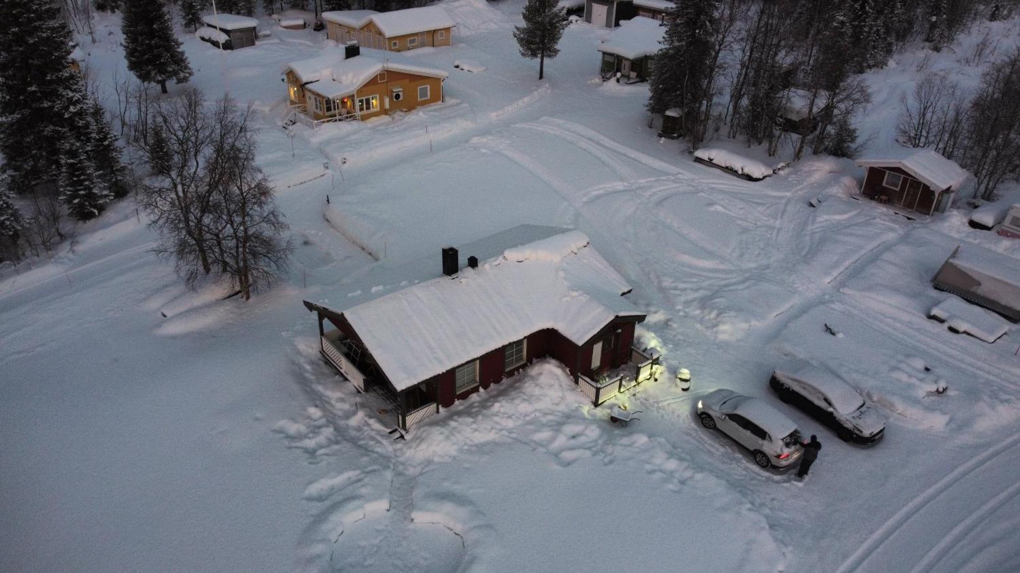 Little Adorable Red Villa Kiruna község Kültér fotó